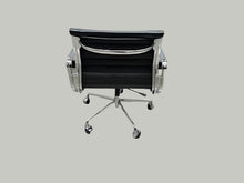 Load image into Gallery viewer, Emanate Design - Ribbed Black Leather Chair