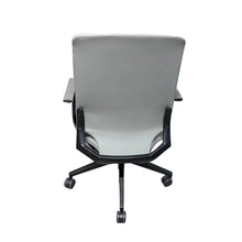 Load image into Gallery viewer, Grey Leather Task Chair