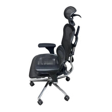 Load image into Gallery viewer, Black Mesh Ergonomic Chair with Headrest