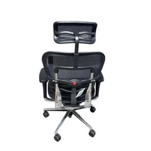 Load image into Gallery viewer, Black Mesh Ergonomic Chair with Headrest