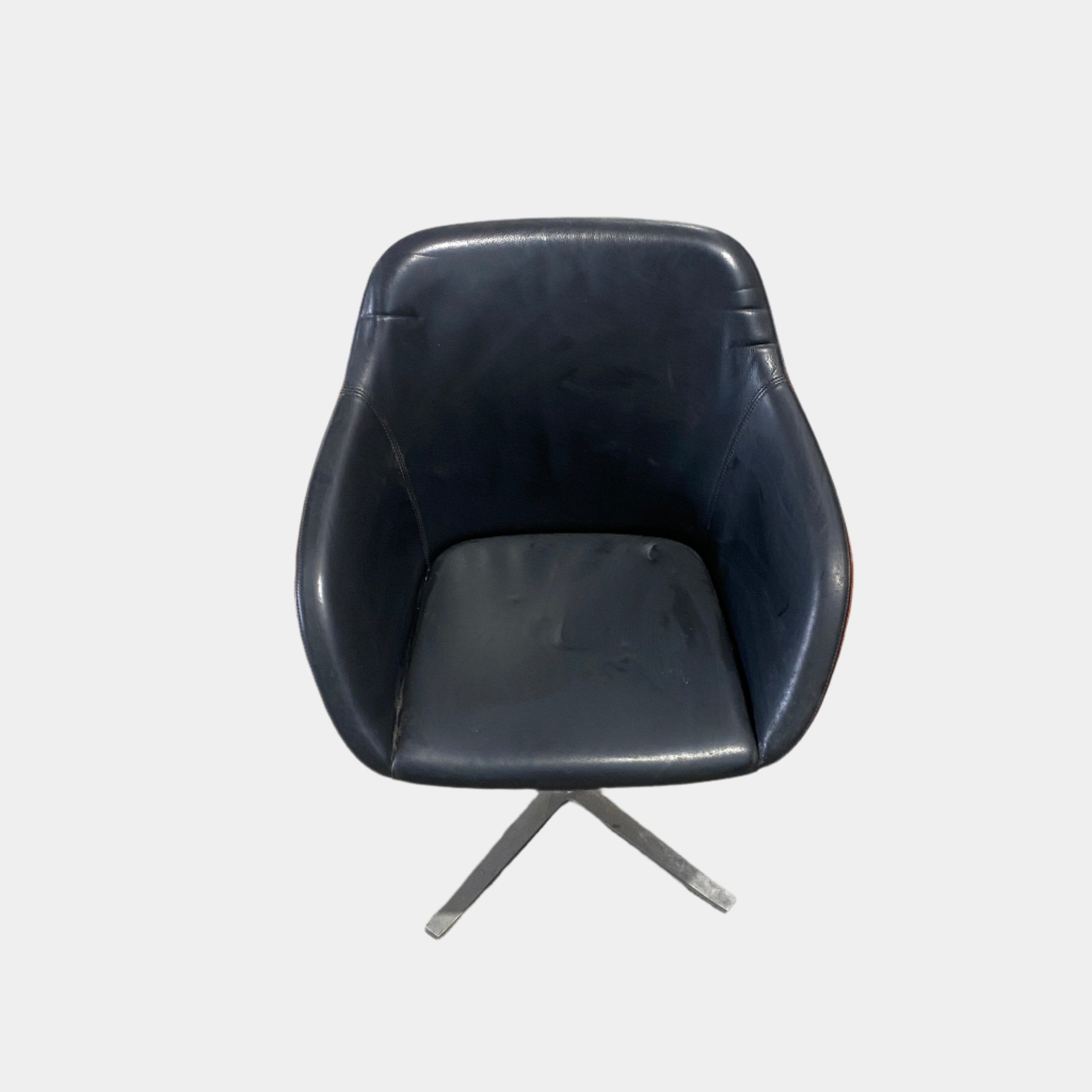 Swivel armchair