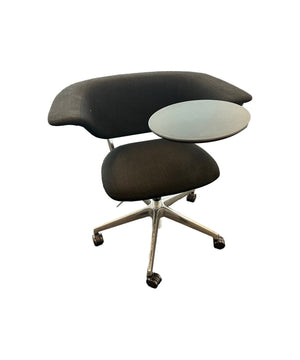 'Allermuir' Sholes chair with tablet desk