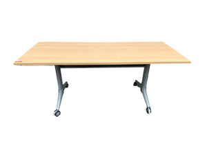 Brown Wood Flip Table