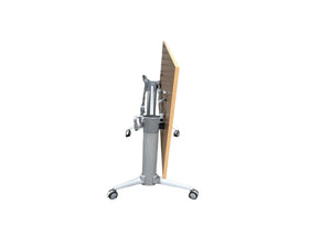Brown Wood Flip Table