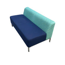 Load image into Gallery viewer, Two-seater fabric couch

