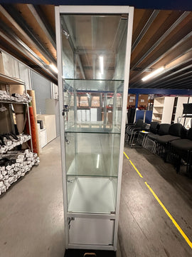 Glass display cabinet