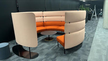Load image into Gallery viewer, Stylecraft Adapt High Back Curved Lounge Pod with Media Wall
