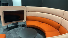 Load image into Gallery viewer, Stylecraft Adapt High Back Curved Lounge Pod with Media Wall
