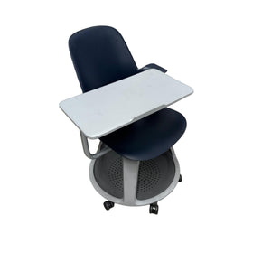 'Steelcase' Node drafting stool and worksurface