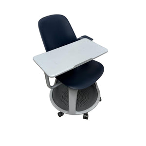'Steelcase' Node drafting stool and worksurface