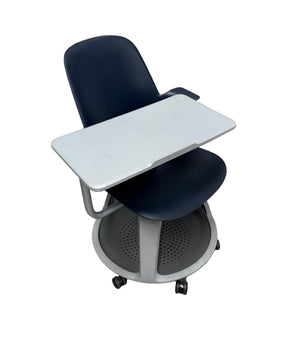 'Steelcase' Node drafting stool and worksurface