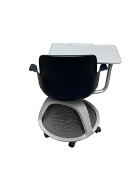 'Steelcase' Node drafting stool and worksurface