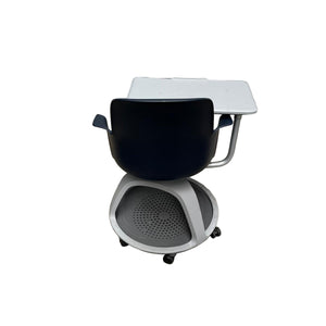 'Steelcase' Node drafting stool and worksurface