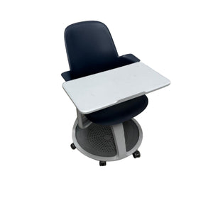 'Steelcase' Node drafting stool and worksurface