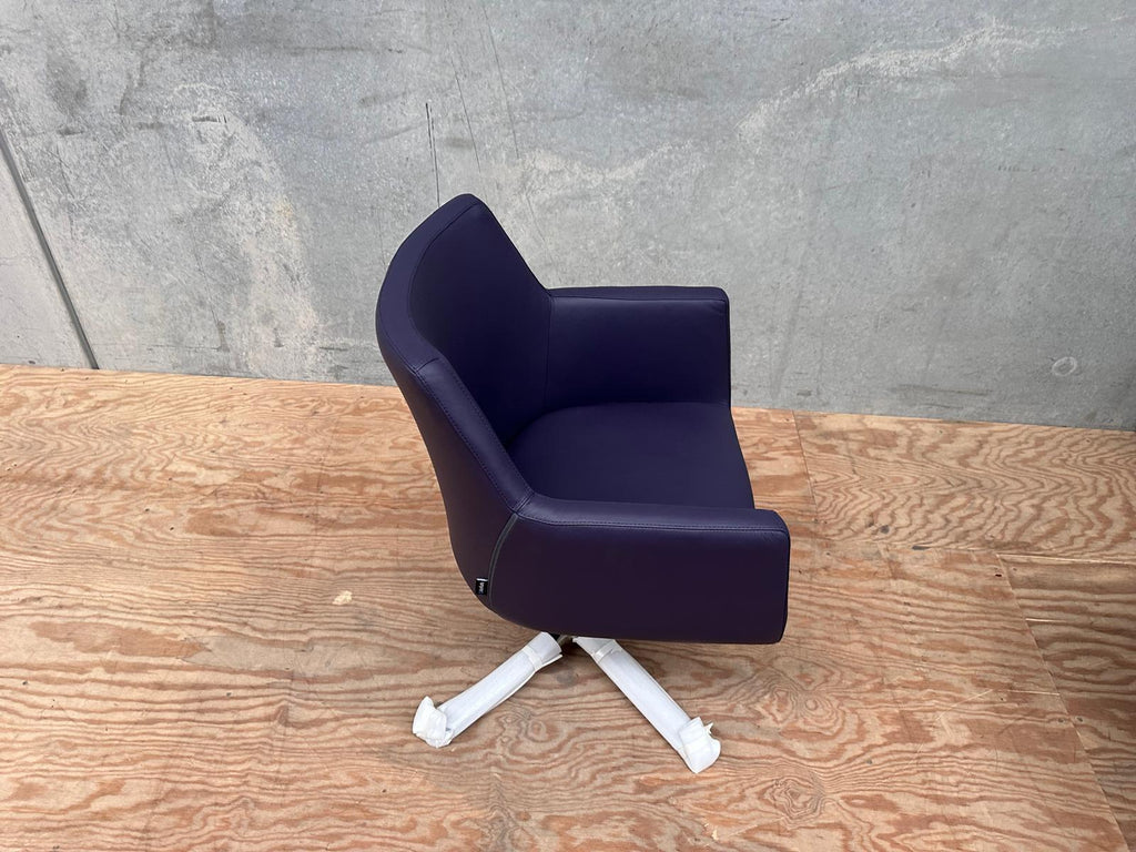 Purple PU armchair
