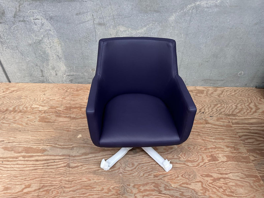 Purple PU armchair
