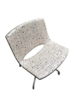 Reception chair with swivel base