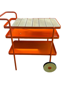 Orange Bar Cart