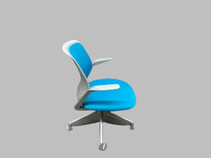 'Steelcase' Task Chair - Aqua Blue