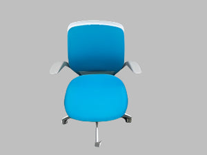 'Steelcase' Task Chair - Aqua Blue