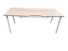 Load image into Gallery viewer, Oak Desk with Cable Basket – 1800mm

