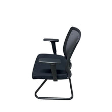 Load image into Gallery viewer, Black Mesh Cantilever Visitor Chair
