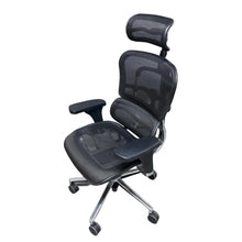 Load image into Gallery viewer, Black Mesh Ergonomic Chair with Headrest
